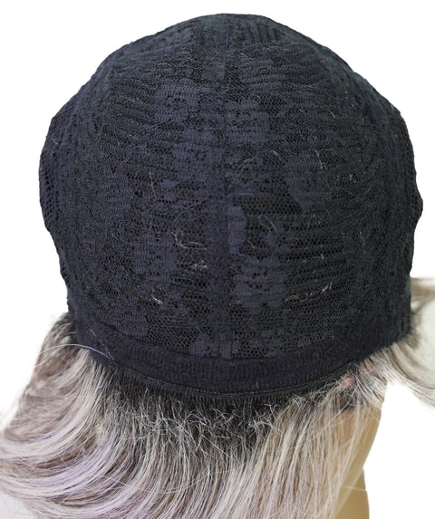 Pia Human Hair Blend Short Wavy Wig Effortless Waves with Soft Layers