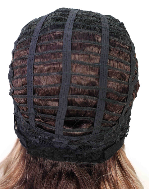 Ginna Mid-Length Wavy 13.5 inch Wig Natural-Looking Waves with Defined Center Part