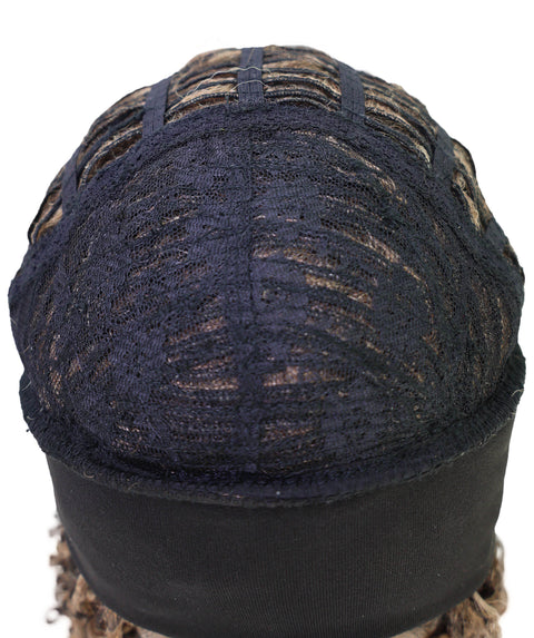 Zoraida Shoulder-length Slip-On Curly Half Wig with Layered Twist Spiral Curls