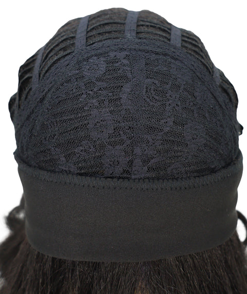 Kailana Shoulder-Length 13 Inch Curly Headband Half Wig for Women