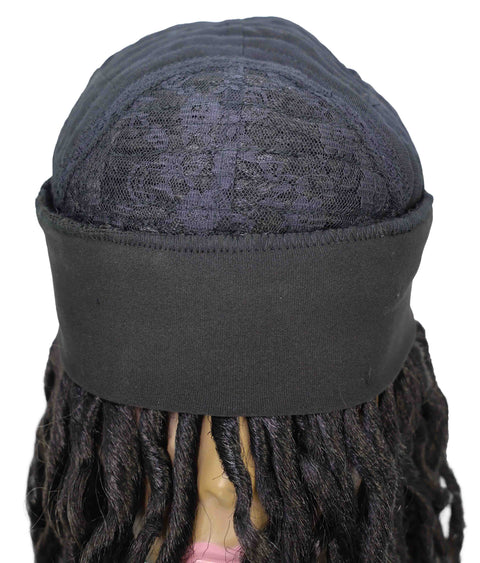 NEKA 21-Inch Long Twist Spiral Curl Wig with Headband