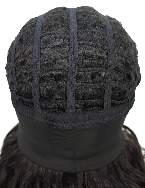 ARIANNA -20 Inch Easy Slip-On Curly Half Wig With Drawstring Natural-Look