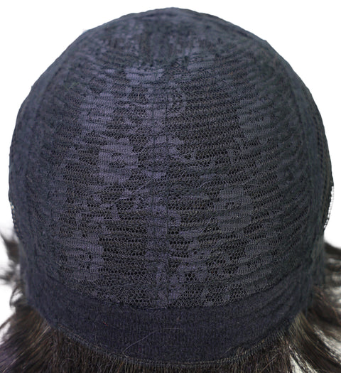 Pia Human Hair Blend Short Wavy Wig Effortless Waves with Soft Layers