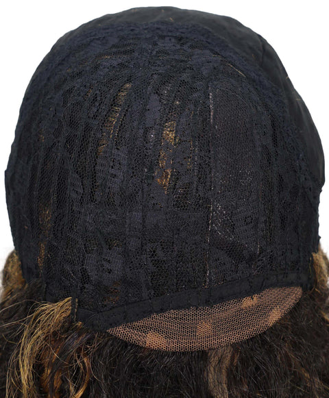 Ebonee Curly Bob Wig Collar-Length Curls and Hand-Braided Box Braids