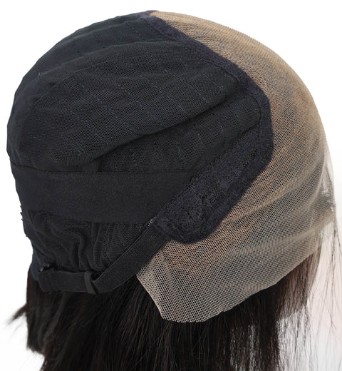 Sena 10.5-Inch Straight Human Hair Lace Wig | 100% Human Hair, 6x13 HD Lace Front | Natural Soft & Sleek for Effortless Style