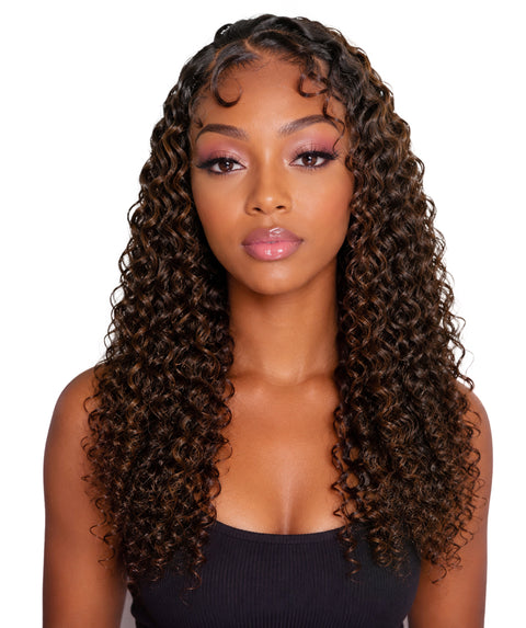 Leilani Lace Front Braided Curly Wig