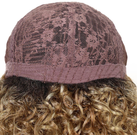 ANITA Mid-Length Voluminous Spiral Curly Wig