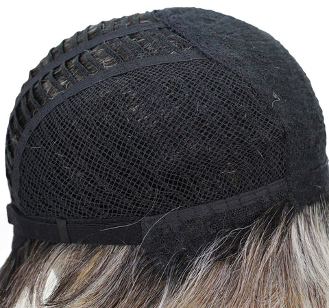 Pia Human Hair Blend Short Wavy Wig Effortless Waves with Soft Layers