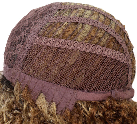 ANITA Mid-Length Voluminous Spiral Curly Wig