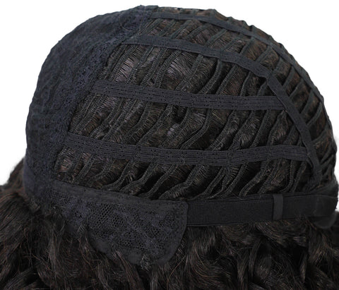 Makena Human Hair Wig Soft, Voluminous Short Curly Wig with Natural Texture