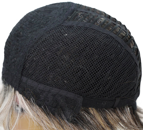 Pia Human Hair Blend Short Wavy Wig Effortless Waves with Soft Layers