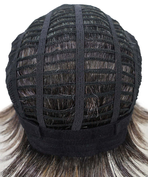 Pia Human Hair Blend Short Wavy Wig Effortless Waves with Soft Layers