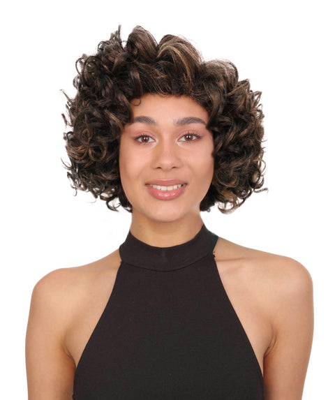 Elli Stylish Corkscrew Short Curly Wig in Volume Rich Layers