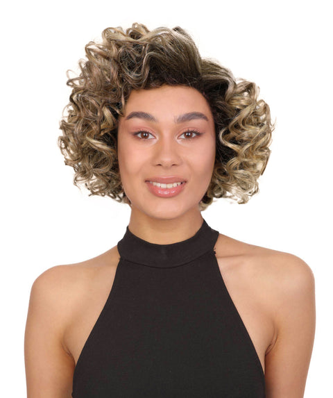 Elli Stylish Corkscrew Short Curly Wig in Volume Rich Layers