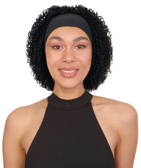 AMIYAH 13 in Curly Slip-On Half Hair Wig with Lush Layers of Spiral Curls