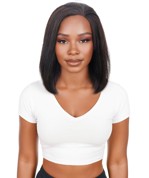Sena 10.5-Inch Straight Human Hair Lace Wig | 100% Human Hair, 6x13 HD Lace Front | Natural Soft & Sleek for Effortless Style