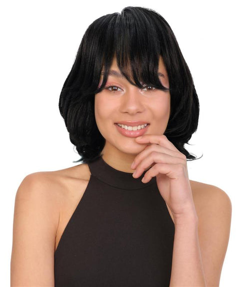 Tina Bob Cut Short Layered Wig with Face Framing Bangs