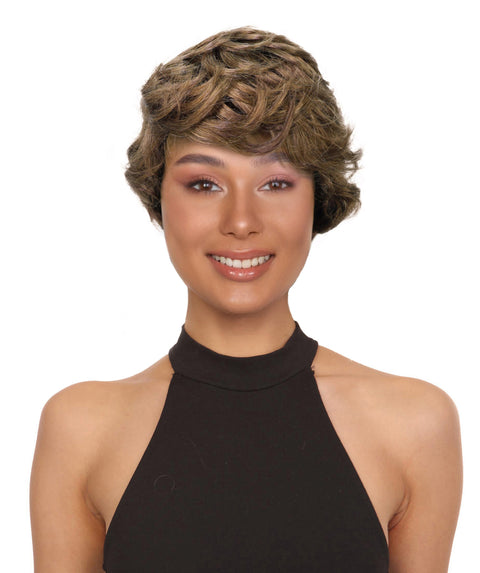 Alabama Pixie Cut Short Wavy 9 Inch Full Wig