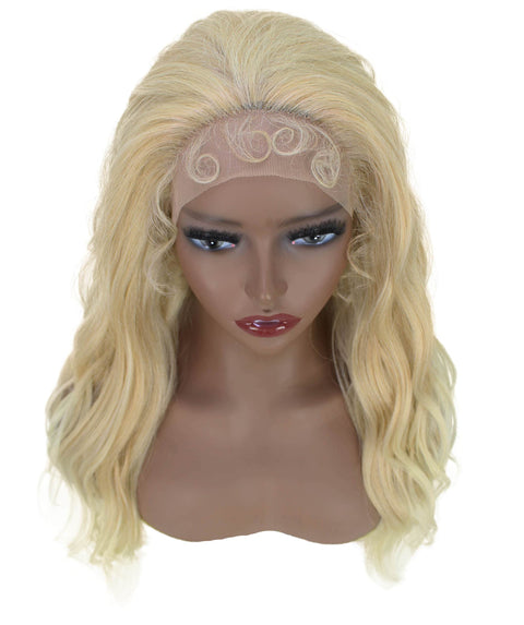 Willow Light Blonde and Gray Blend Glamour Lace Wig