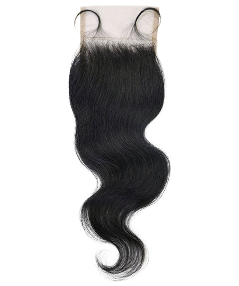 Tariro 4x4 Lace Closure Wavy 12" Natural Color 100% Human Hair Extensions