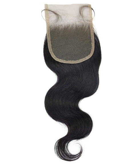 Tariro 4x4 Lace Closure Wavy 12" Natural Color 100% Human Hair Extensions