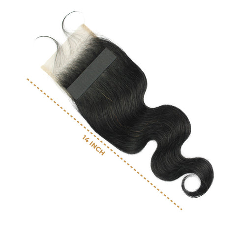 Alle 4X5" HD Lace Closure 14 Inch