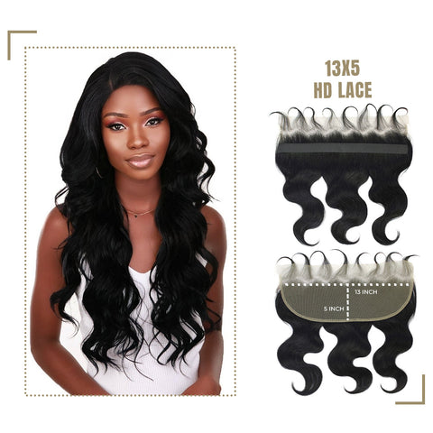 Deja 13X5"HD Lace Closure 10 Inch