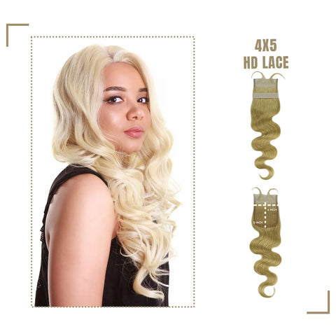 Amina 4X5"Lace Closure 16 & 18 Inch