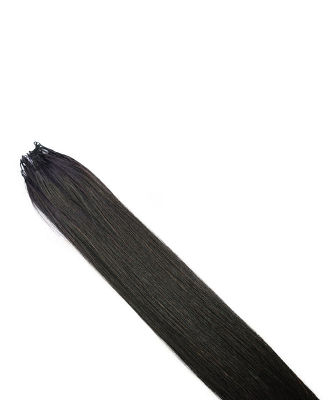LUXLUXE Knotless Silk Straight Crochet Human Hair Extensions - Natural Black 14" 40g 16" 45g & 18" 50g Pre Separated 40 Strands Feather hairpiece for Women