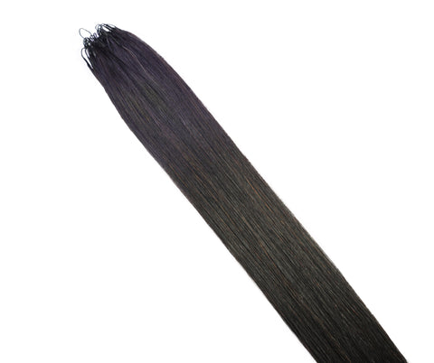 LUXLUXE Knotless Silk Straight Crochet Human Hair Extensions - Natural Black 14" 40g 16" 45g & 18" 50g Pre Separated 40 Strands Feather hairpiece for Women