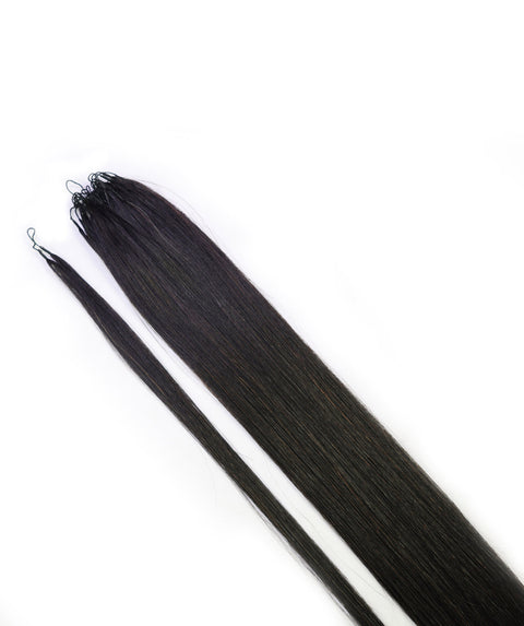 LUXLUXE Knotless Silk Straight Crochet Human Hair Extensions - Natural Black 14" 40g 16" 45g & 18" 50g Pre Separated 40 Strands Feather hairpiece for Women