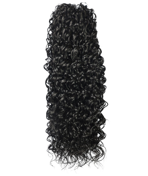 LUXLUXE Hawaiian Synthetic Crochet Hair Extensions – 14" 78g, 18" 100g, 22" 120g  Pre Separated 100 Strands Feather Hairpiece for Curly Protective Styles