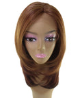 Valona Copper Aubum Blend Curved Ends Lace Wig