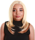 Valona Golden Dark Blonde Curved Ends Lace Wig