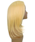 Valona Golden Dark Blonde Curved Ends Lace Wig