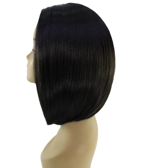 Cerosa Natural Black Long Bob Lace Wig