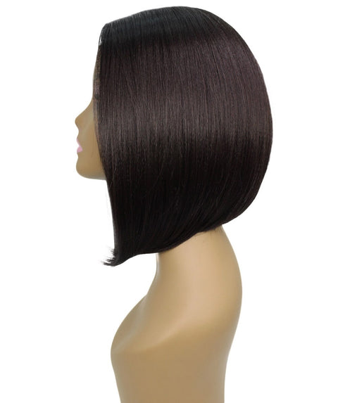 Cerosa Dark Brown Long Bob Lace Wig