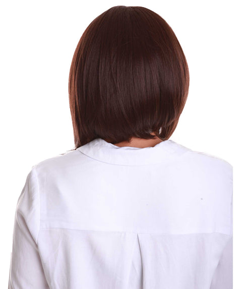 Cerosa Medium Brown Long Bob Lace Wig
