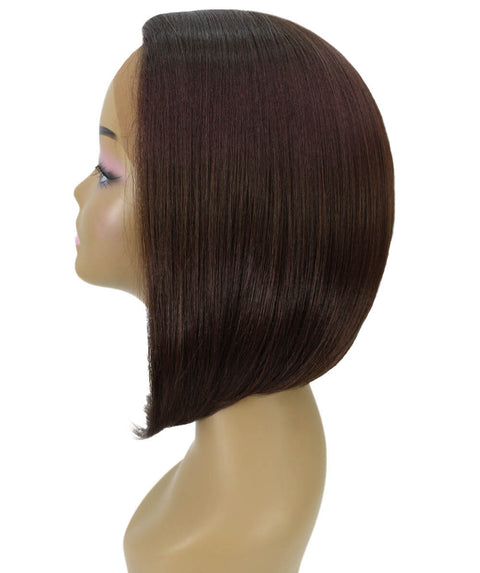 Cerosa Medium Brown Long Bob Lace Wig