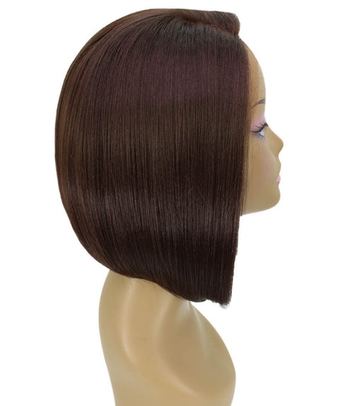 Cerosa Medium Brown Long Bob Lace Wig
