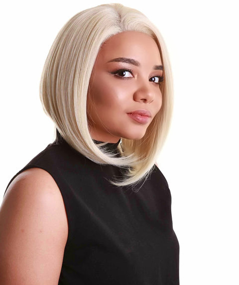 Cerosa Light Blonde Long Bob Lace Wig
