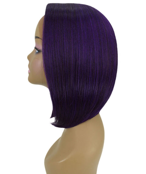 Cerosa Violet Blend Long Bob Lace Wig