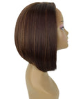 Cerosa Brown with Golden Long Bob Lace Wig