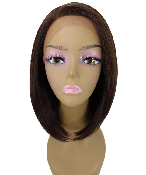 Cerosa Brown with Caramel Long Bob Lace Wig