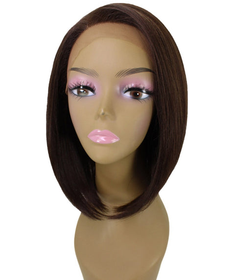 Cerosa Brown with Caramel Long Bob Lace Wig