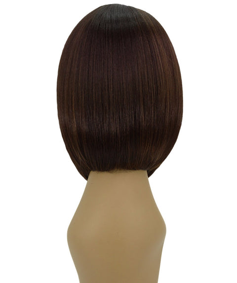 Cerosa Brown with Caramel Long Bob Lace Wig