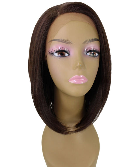 Cerosa Brown with Caramel Long Bob Lace Wig