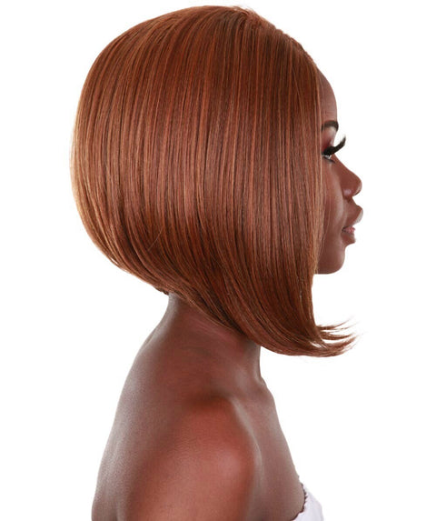 Cerosa Light Brown Blend Long Bob Lace Wig