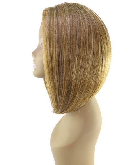 Cerosa Blonde Blend Long Bob Lace Wig