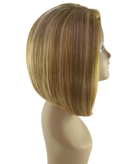Cerosa Blonde Blend Long Bob Lace Wig